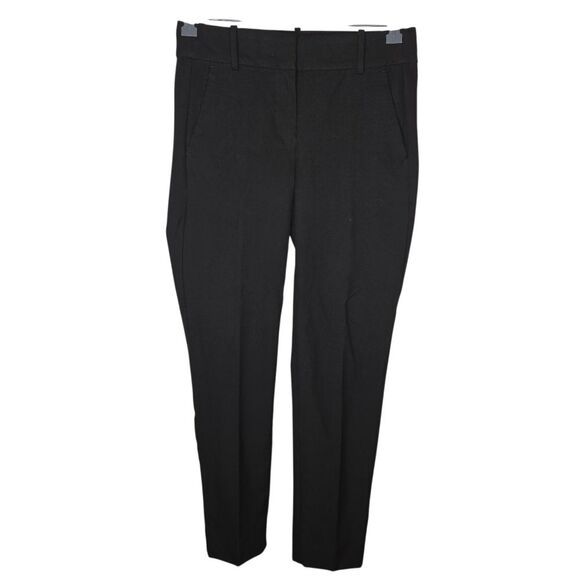 J. Crew Mercantile Black Slim cropped Ruby pants Pant stretch twill Size 0 - Picture 2 of 8
